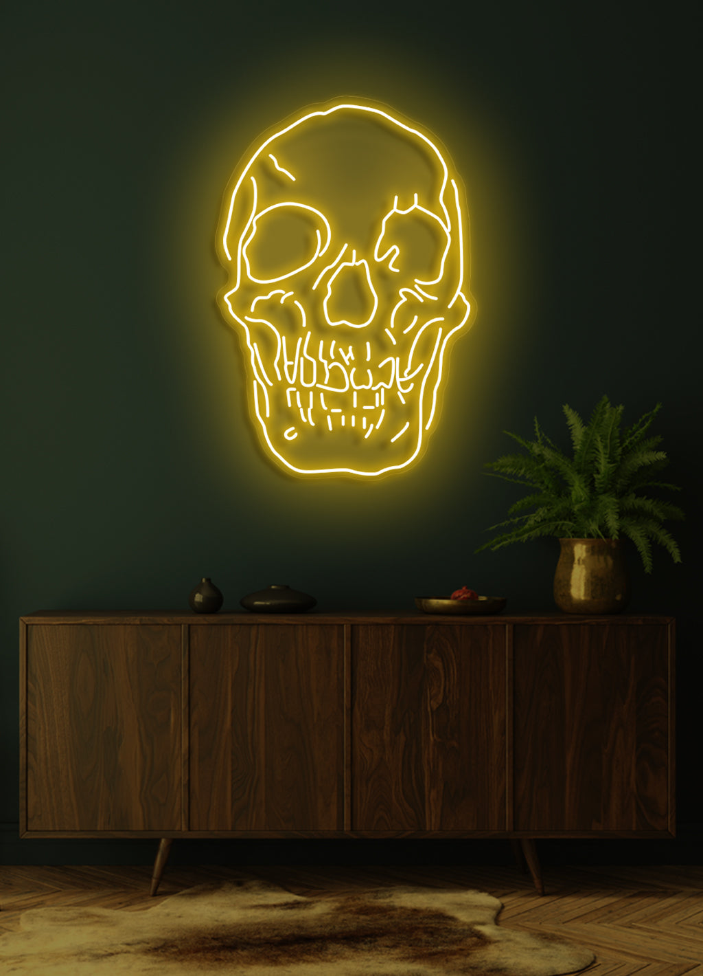 Skull - LED Neon skilt