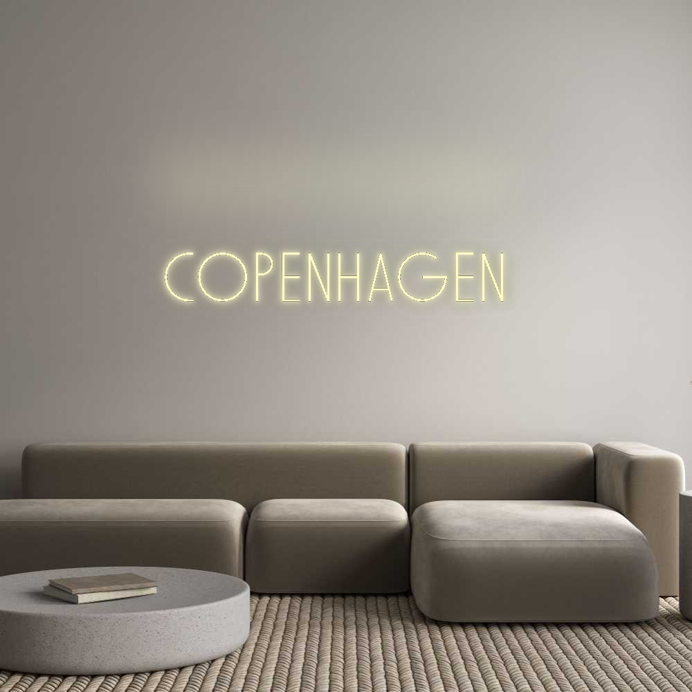 Custom Neon: COPENHAGEN