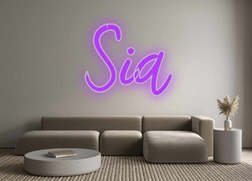 Custom Neon: Sia