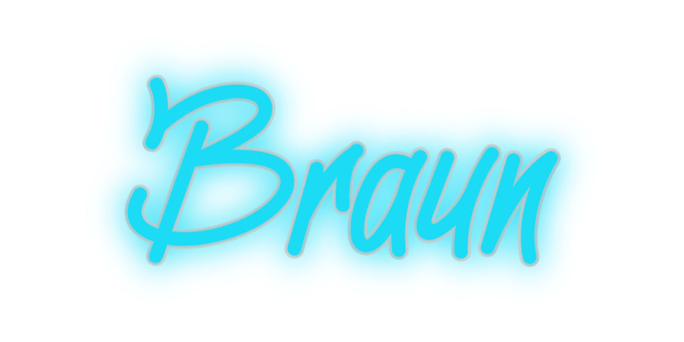 Custom Neon: Braun