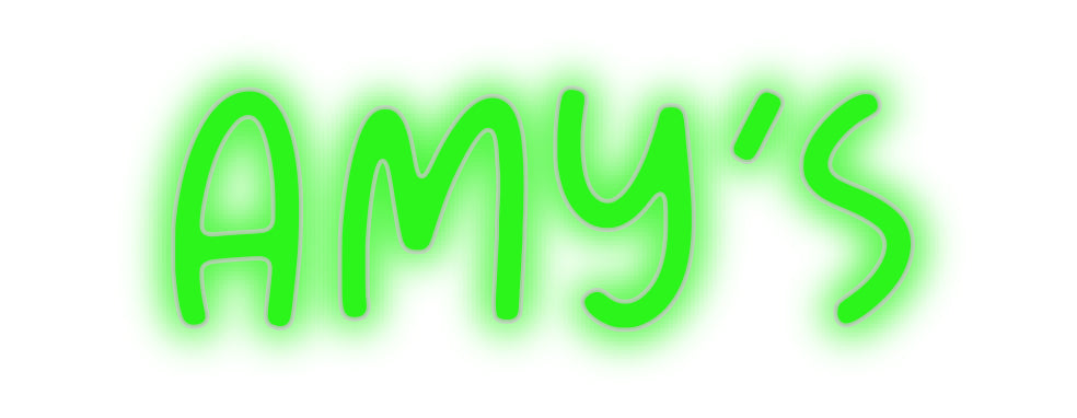 Custom Neon: amy’s