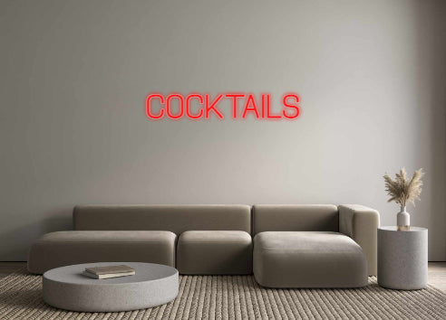 Custom Neon: COCKTAILS