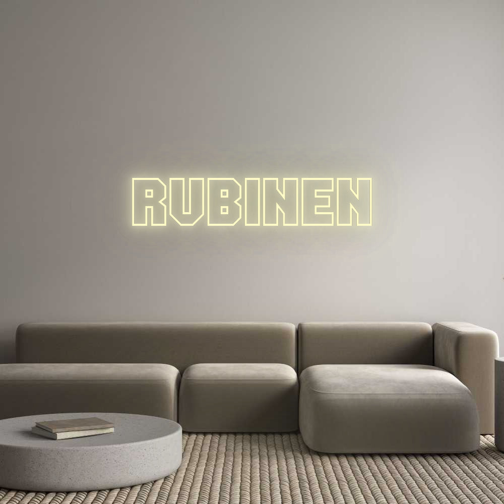 Custom Neon: RUBINEN