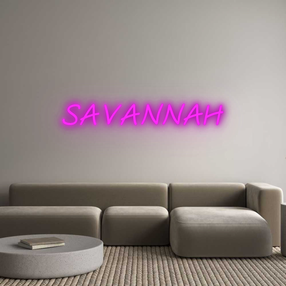 Custom Neon: Savannah