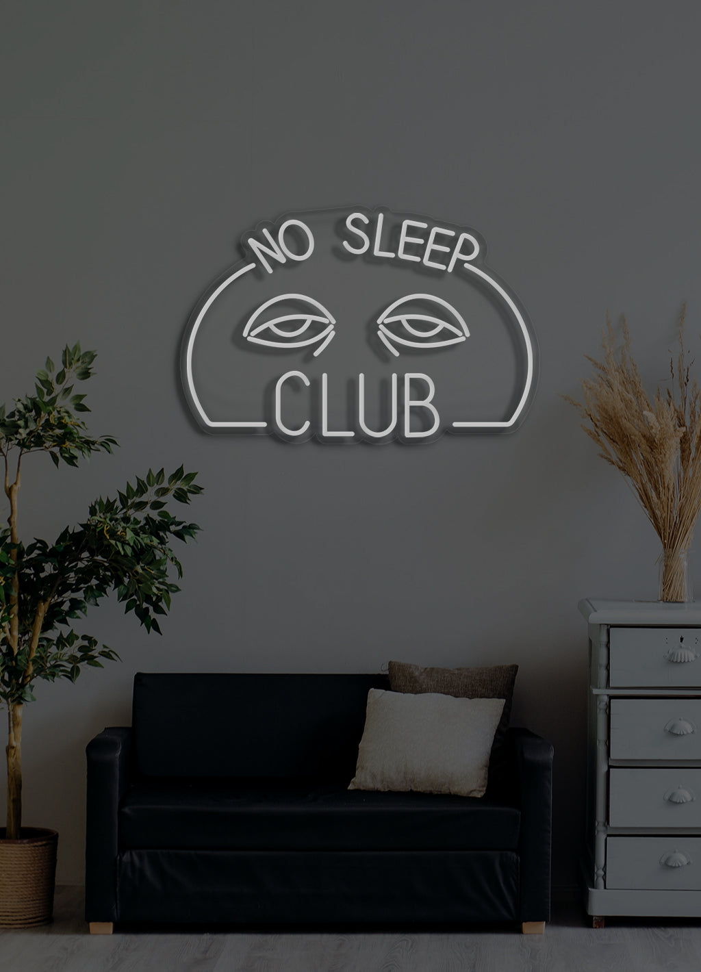 No sleep club - LED Neon skilt