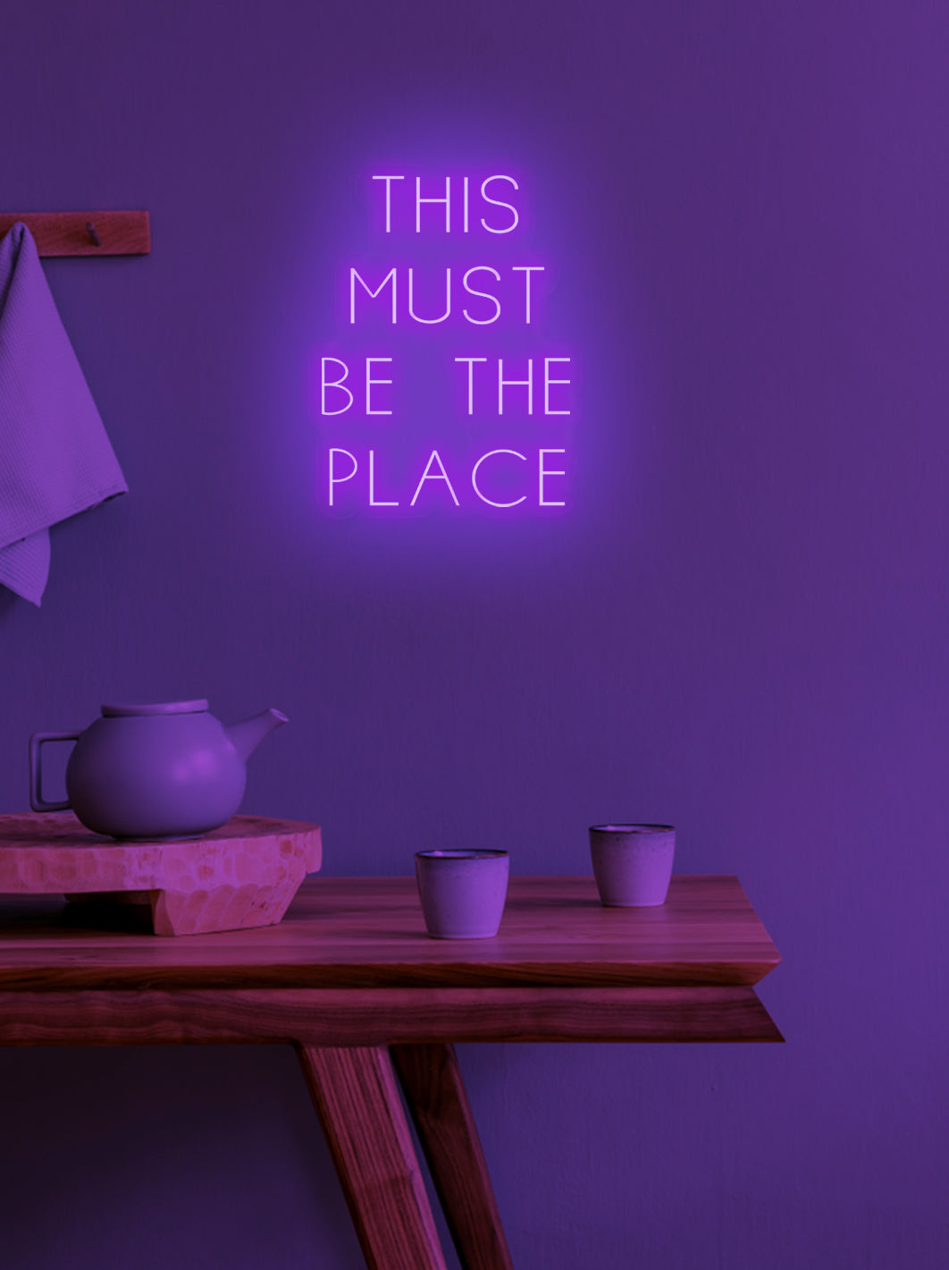 This must be the place - LED Neon skilt