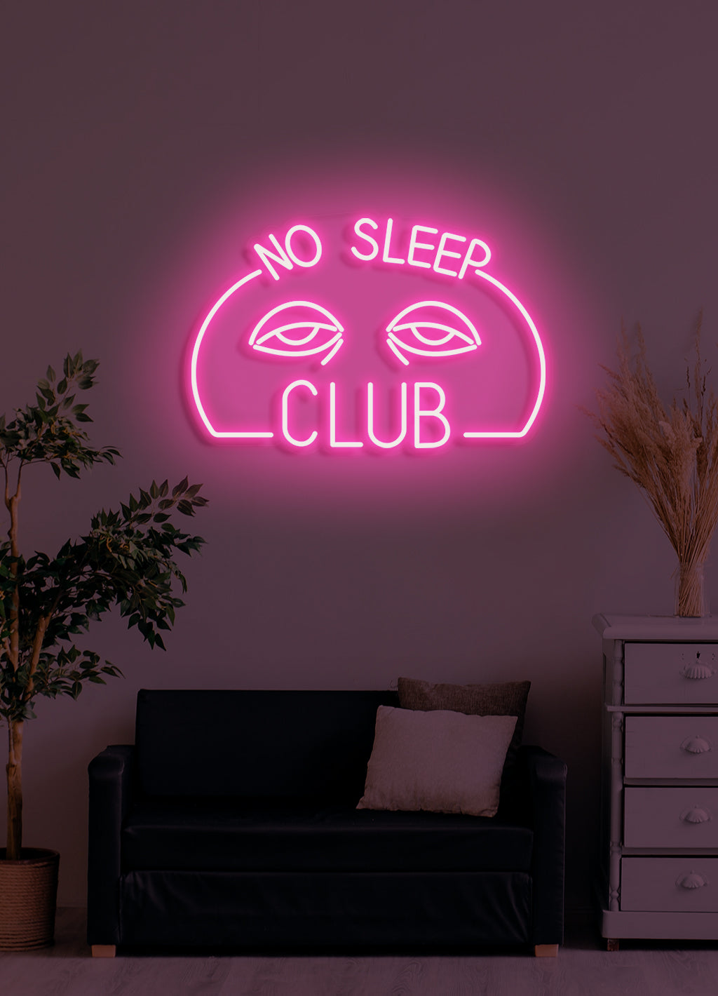 No sleep club - LED Neon skilt