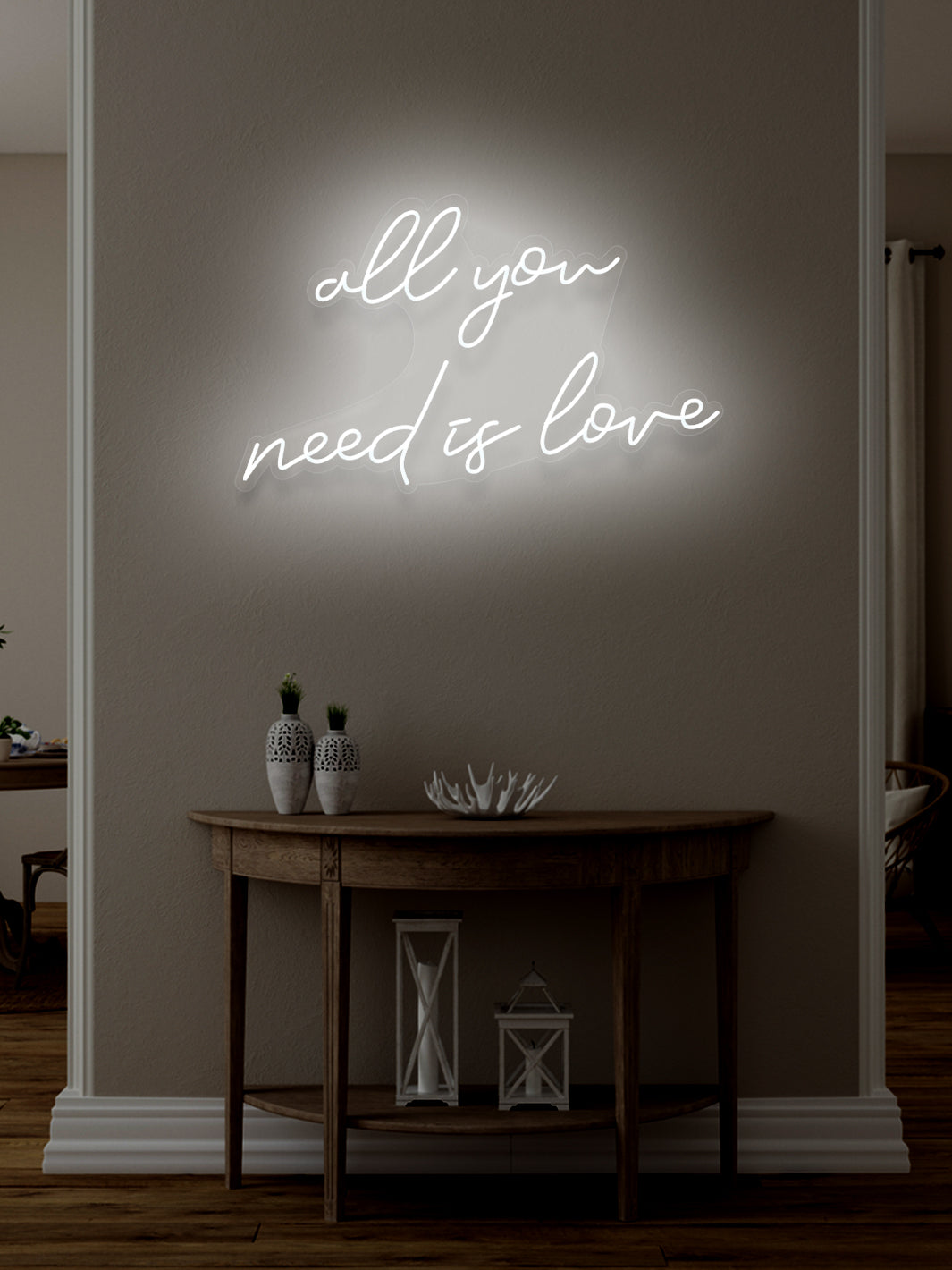 All you need is love - LED Neon skilt