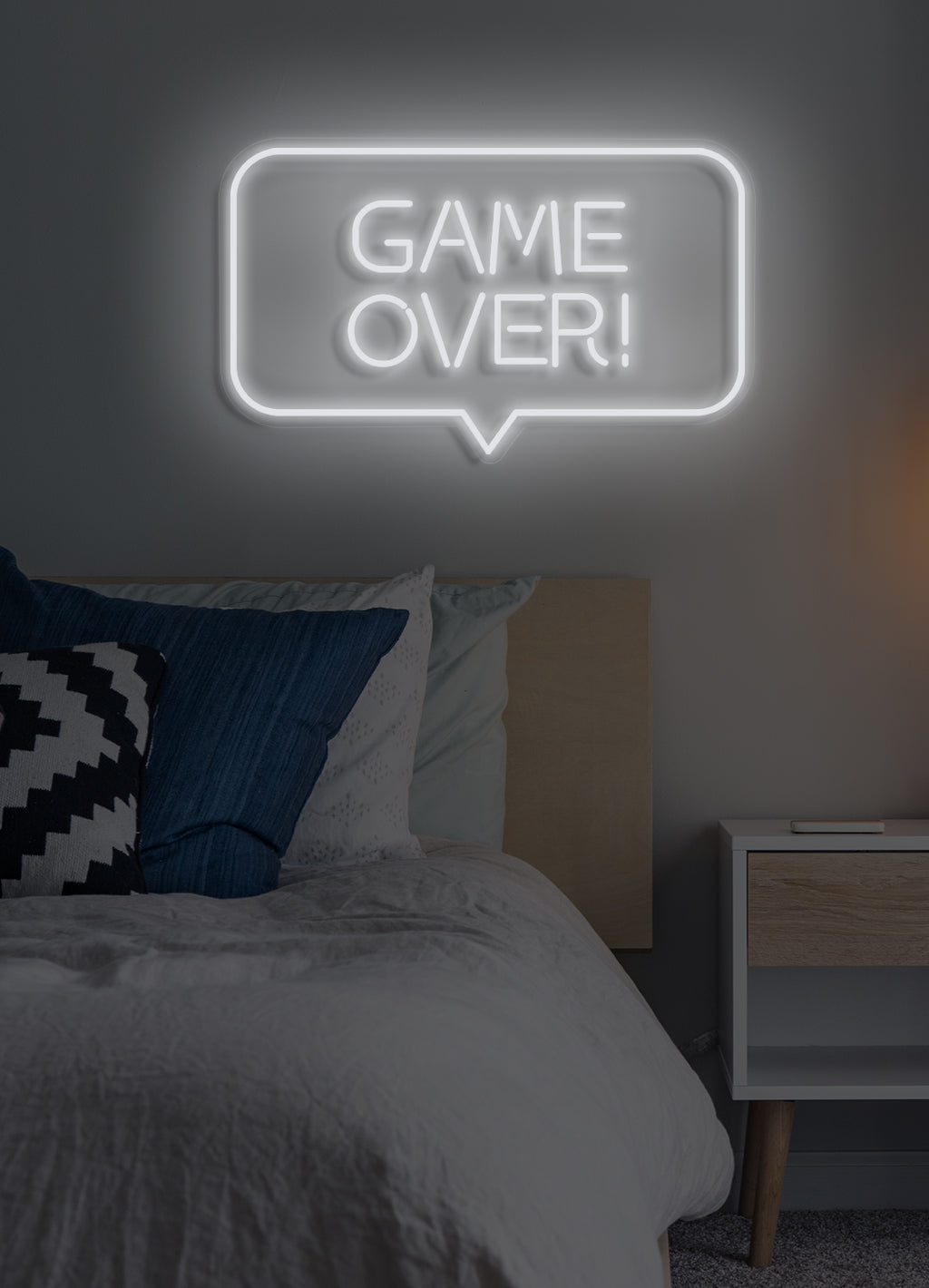 Game over - LED Neon skilt