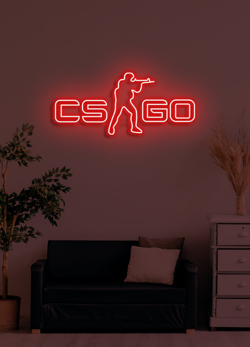 Counter Strike - LED Neon skilt