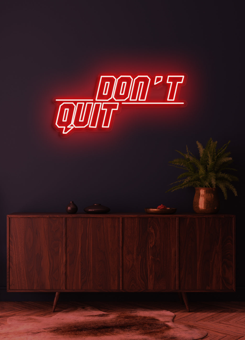 Don't quit - LED Neon skilt