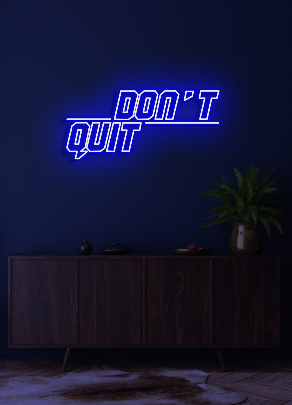 Don't quit - LED Neon skilt