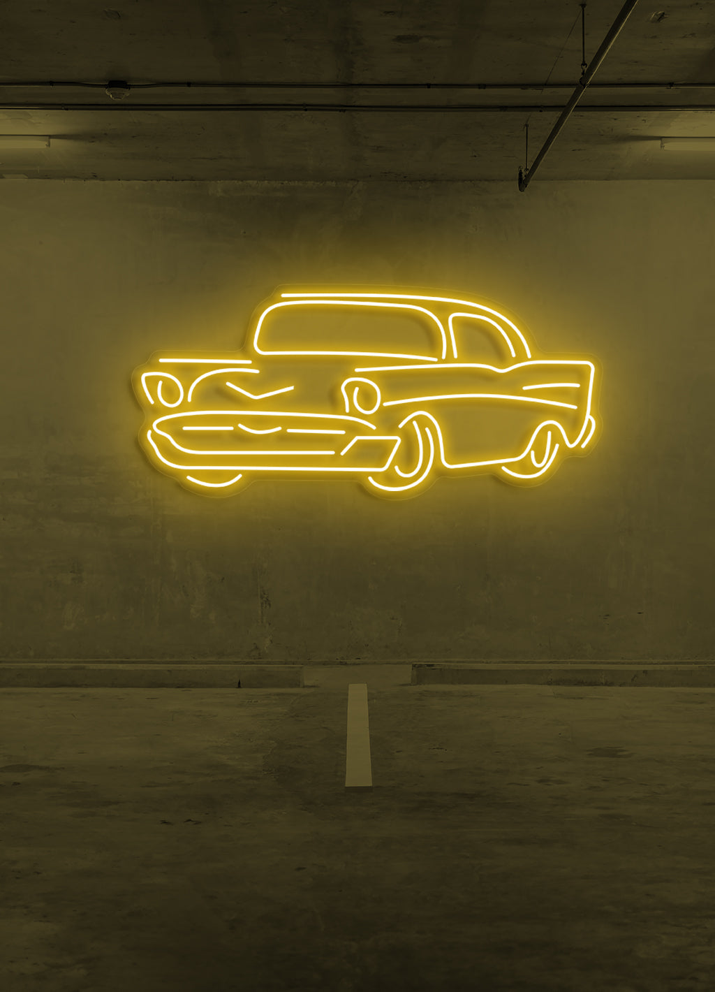 Retro car - LED Neon skilt