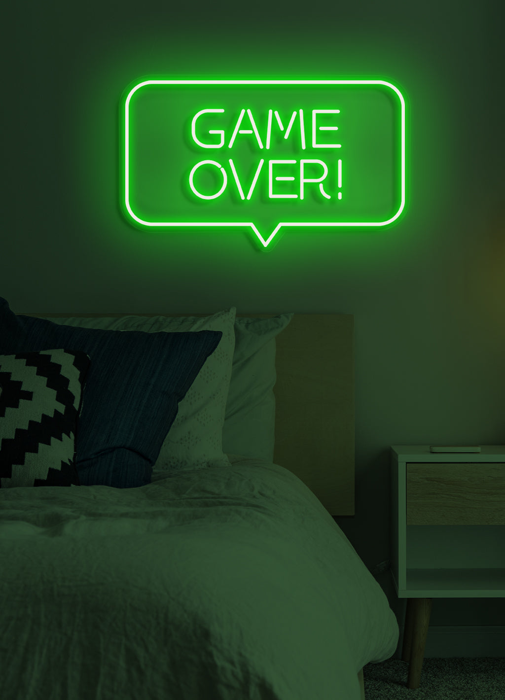 Game over - LED Neon skilt