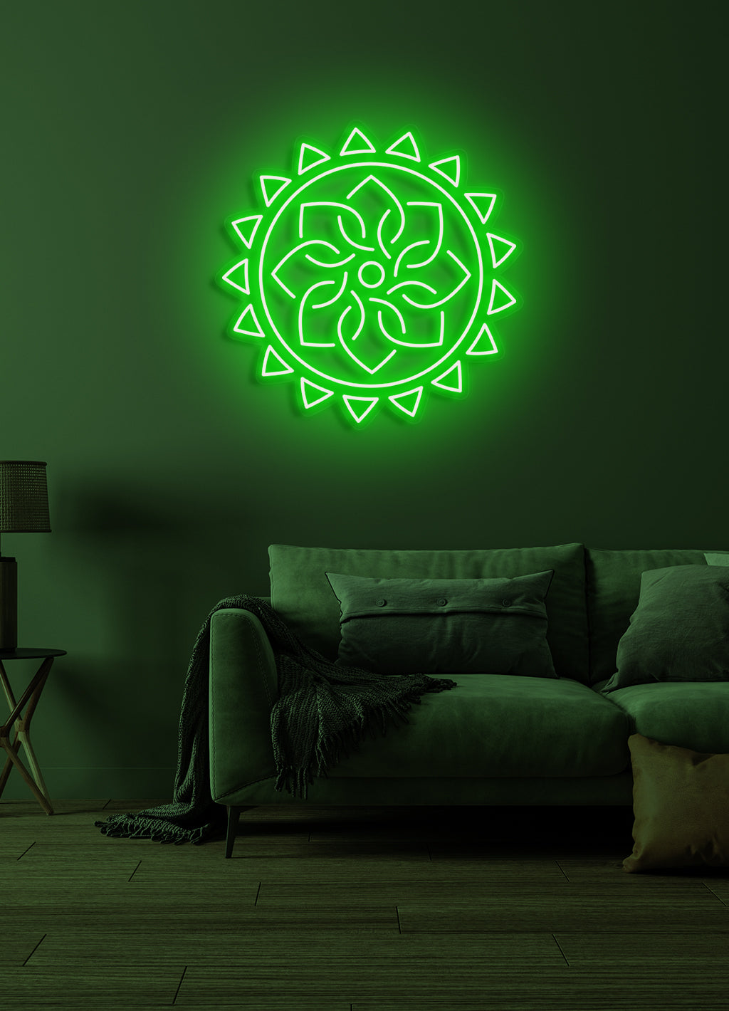 Yoga flower - LED Neon skilt