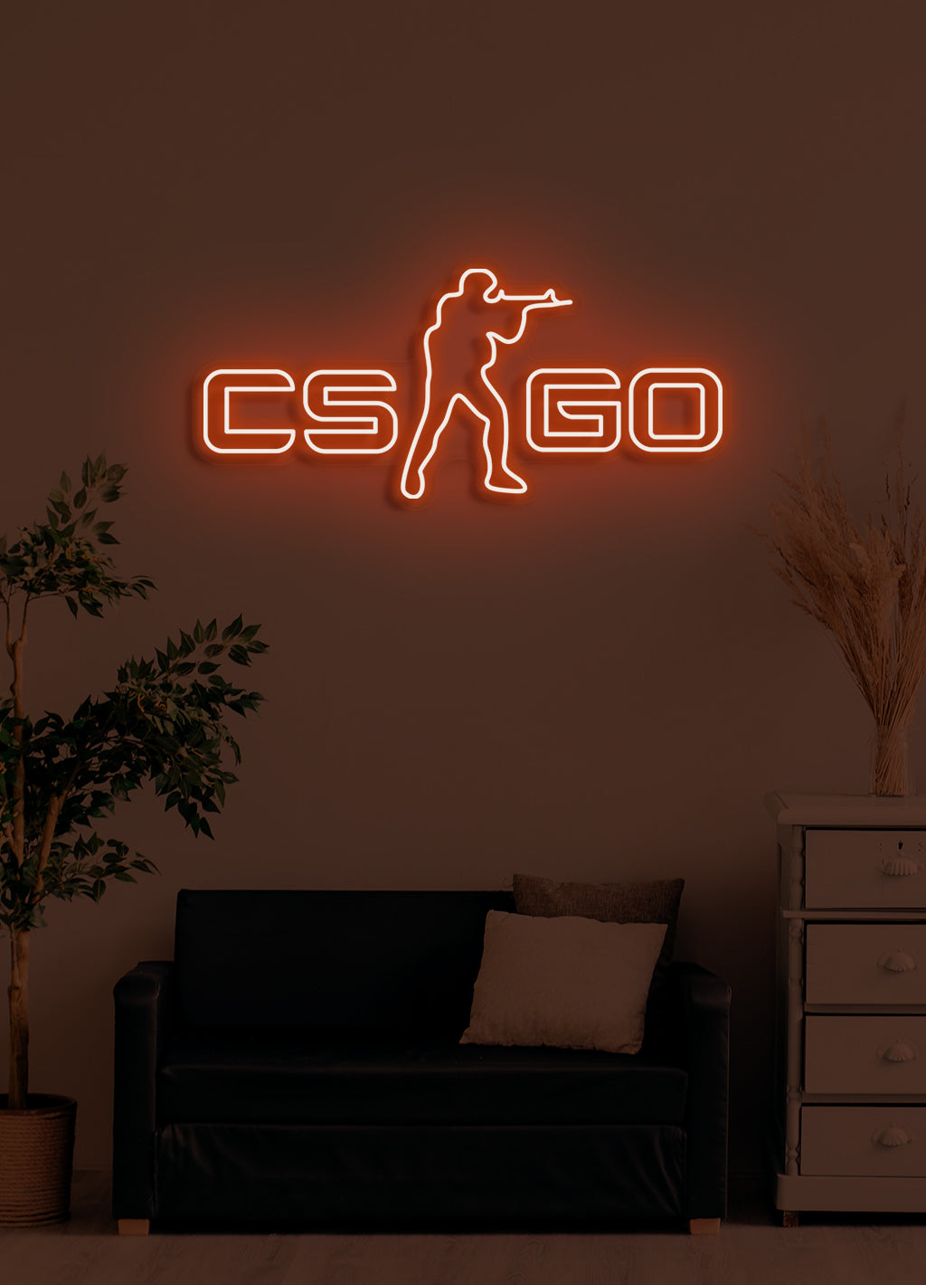 Counter Strike - LED Neon skilt