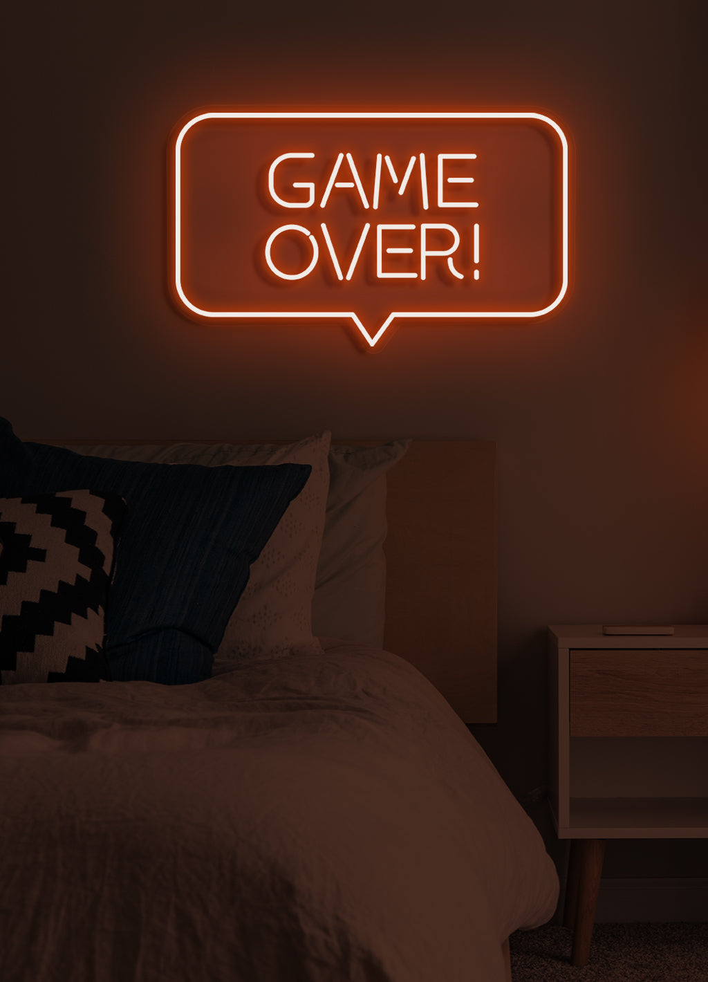 Game over - LED Neon skilt